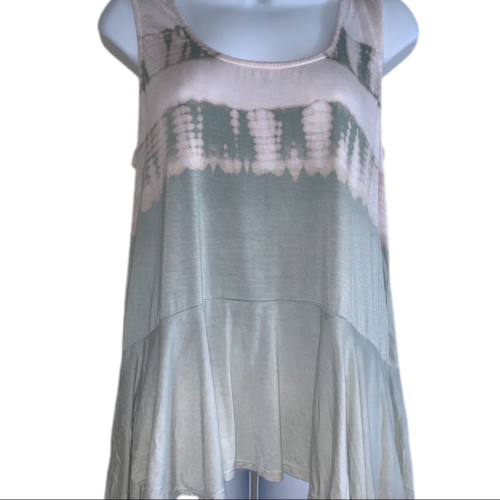 GYPSY Loose Tie Dye Tunic Sleeveless Top size medium